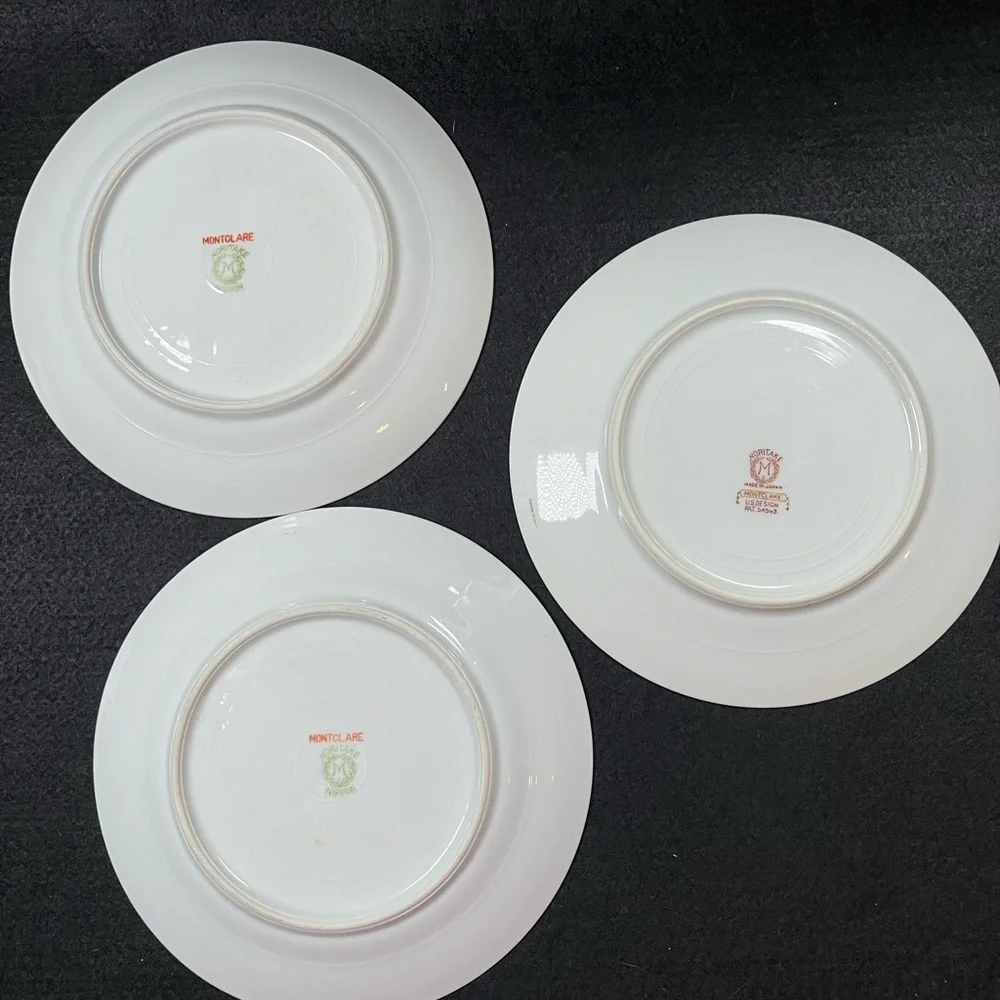 Noritake Montclare Pattern Bread plates Nippon